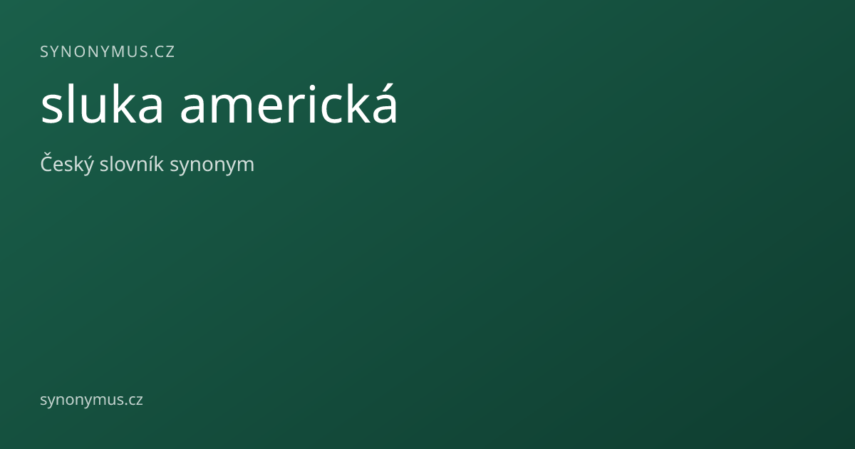 Náhled odkazu: sluka americká