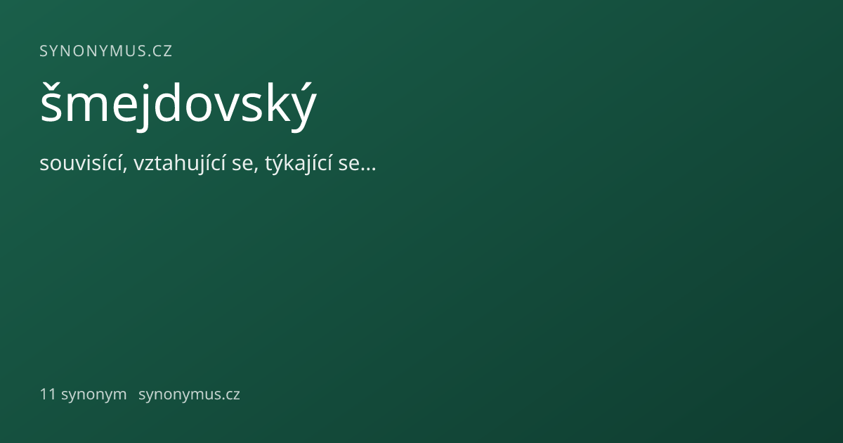 Náhled odkazu: šmejdovský