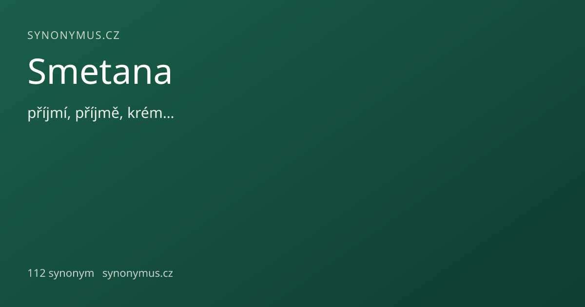 Náhled odkazu: Smetana