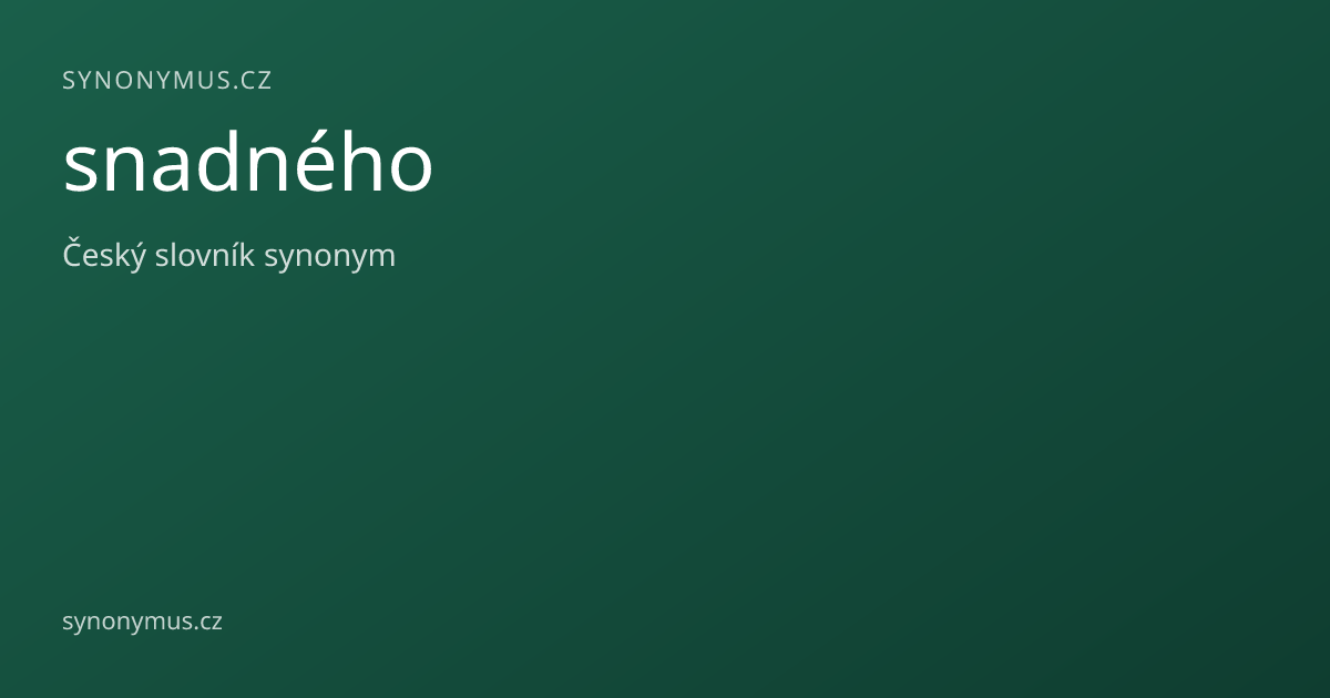 Náhled odkazu: snadného