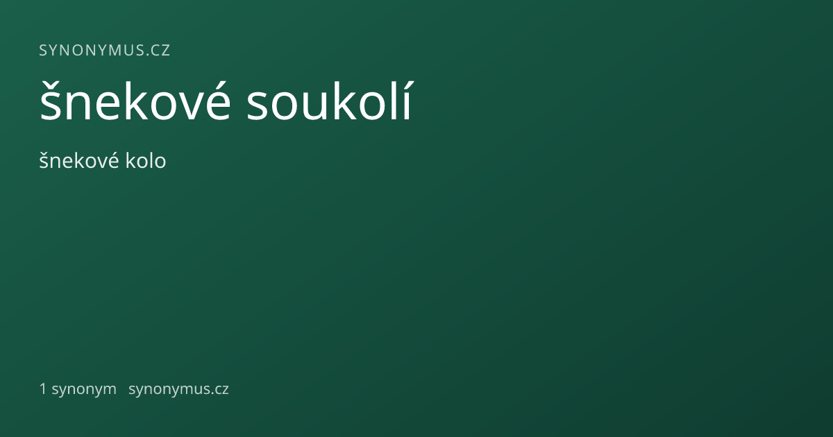 Náhled odkazu: šnekové soukolí