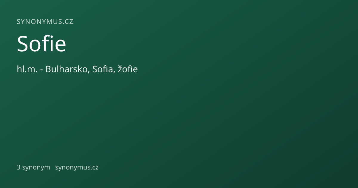 Náhled odkazu: Sofie