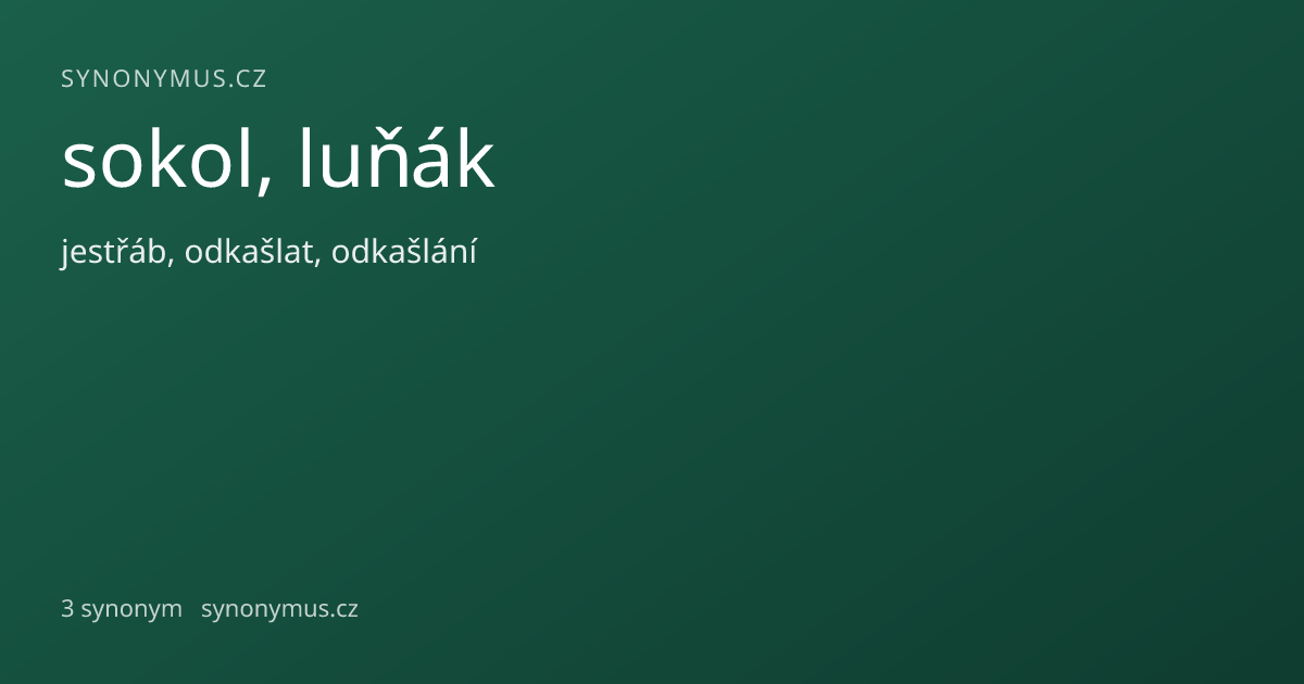 Náhled odkazu: sokol, luňák
