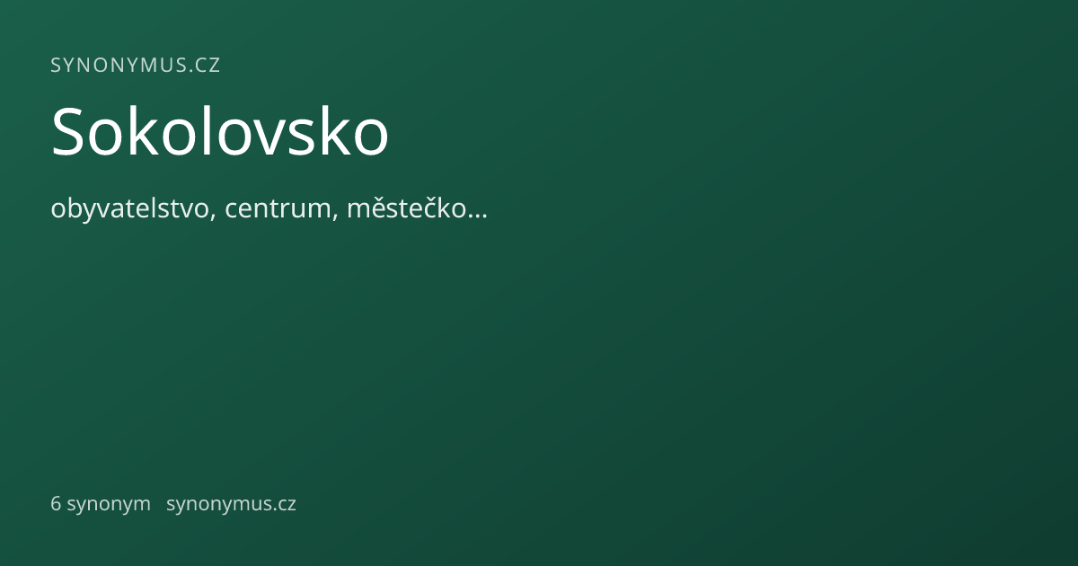 Náhled odkazu: Sokolovsko