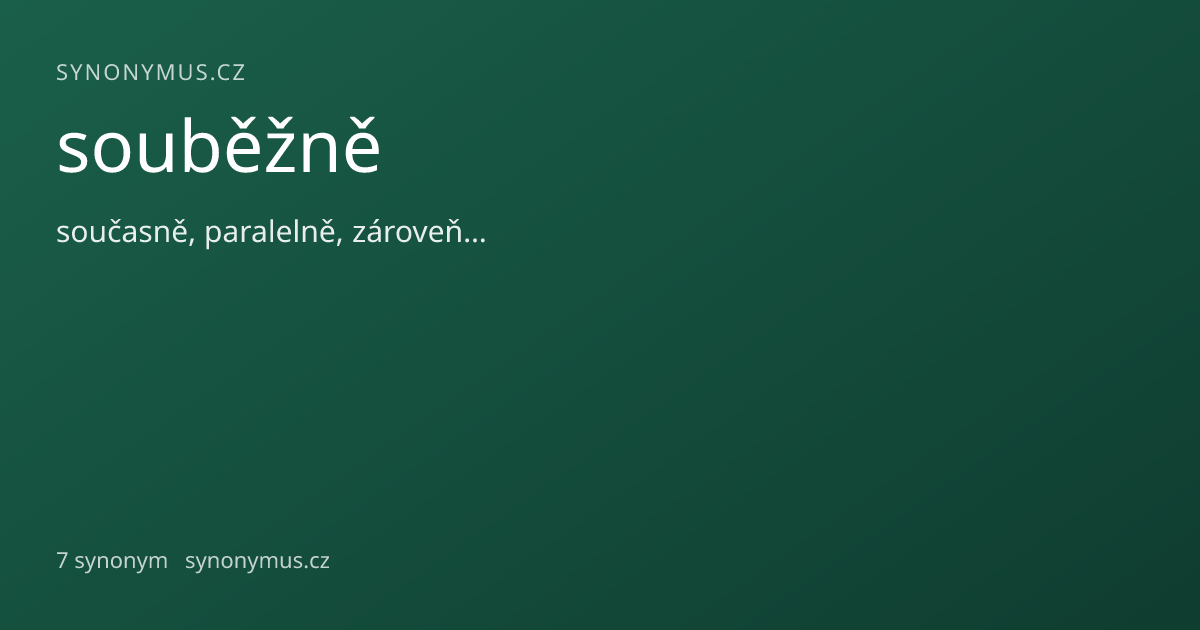 Náhled odkazu: souběžně