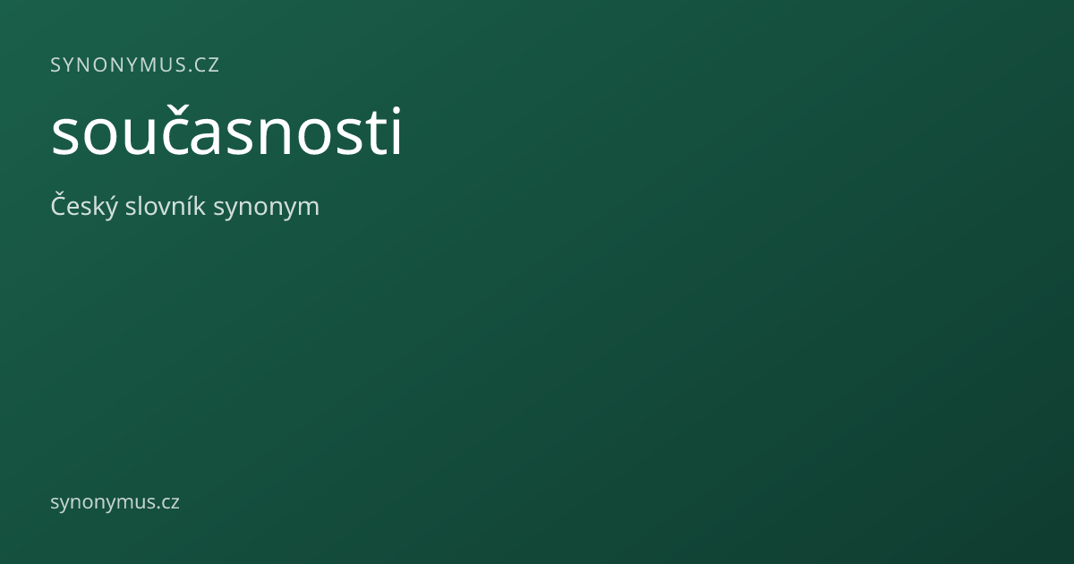 Náhled odkazu: současnosti