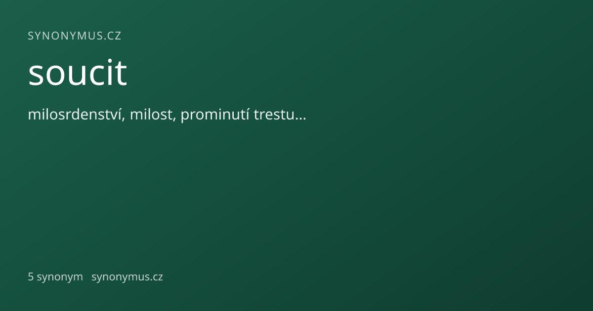 Náhled odkazu: soucit
