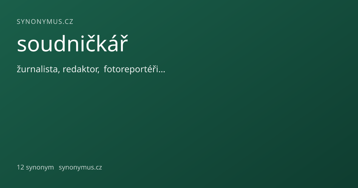 Náhled odkazu: soudničkář