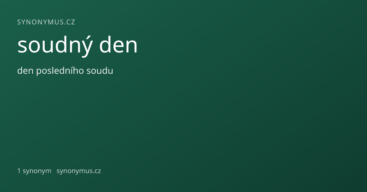 Náhled odkazu: soudný den