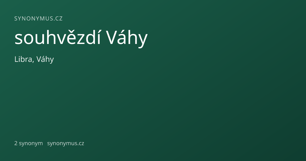 Náhled odkazu: souhvězdí Váhy