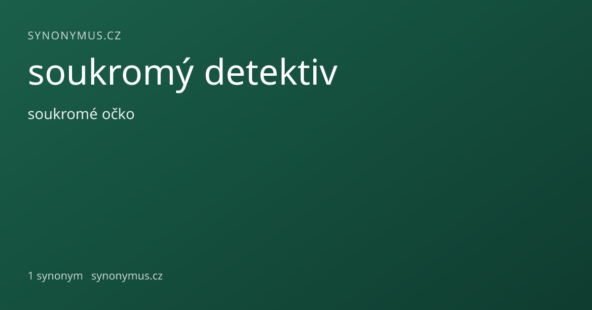 Náhled odkazu: soukromý detektiv
