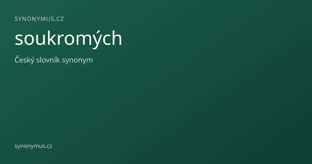 Náhled odkazu: soukromých