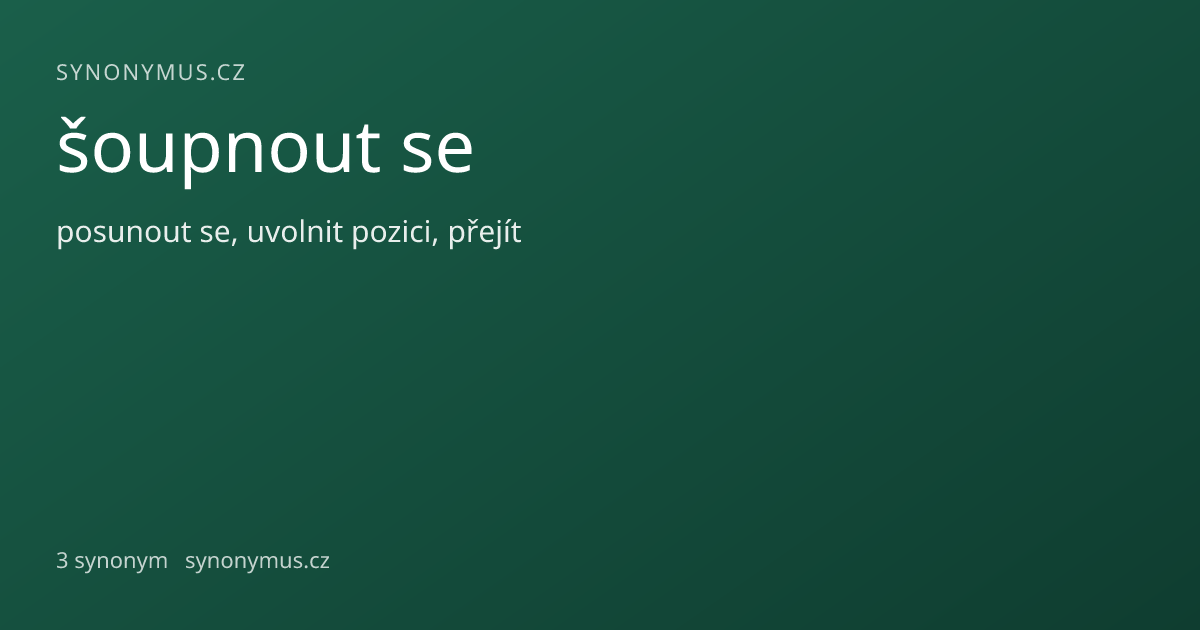 Náhled odkazu: šoupnout se