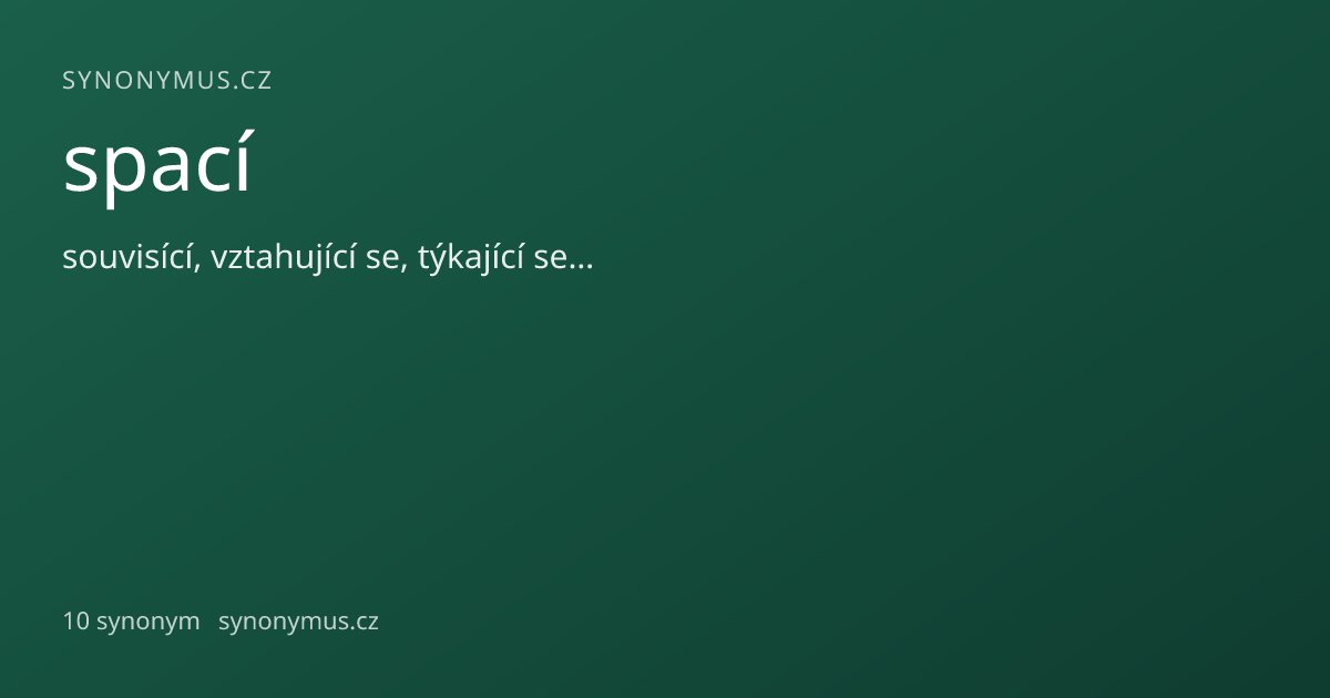 Náhled odkazu: spací