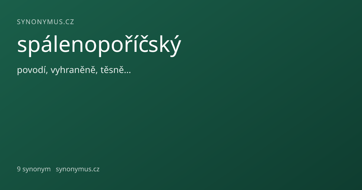Náhled odkazu: spálenopoříčský