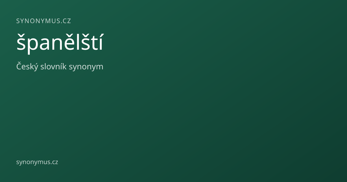 Náhled odkazu: španělští