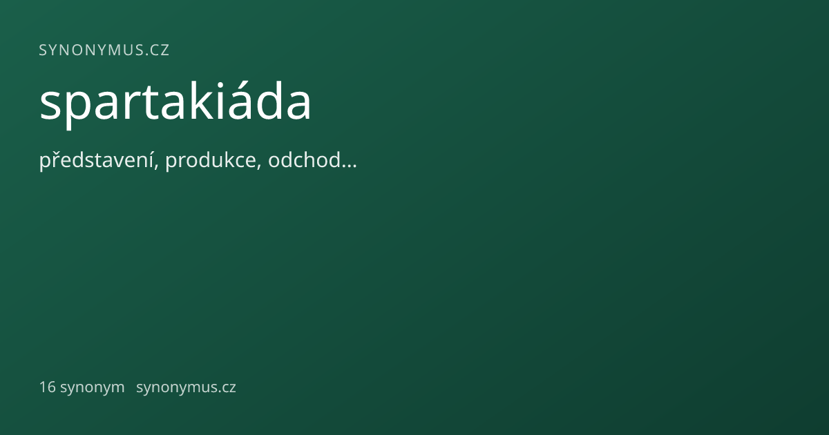 Náhled odkazu: spartakiáda