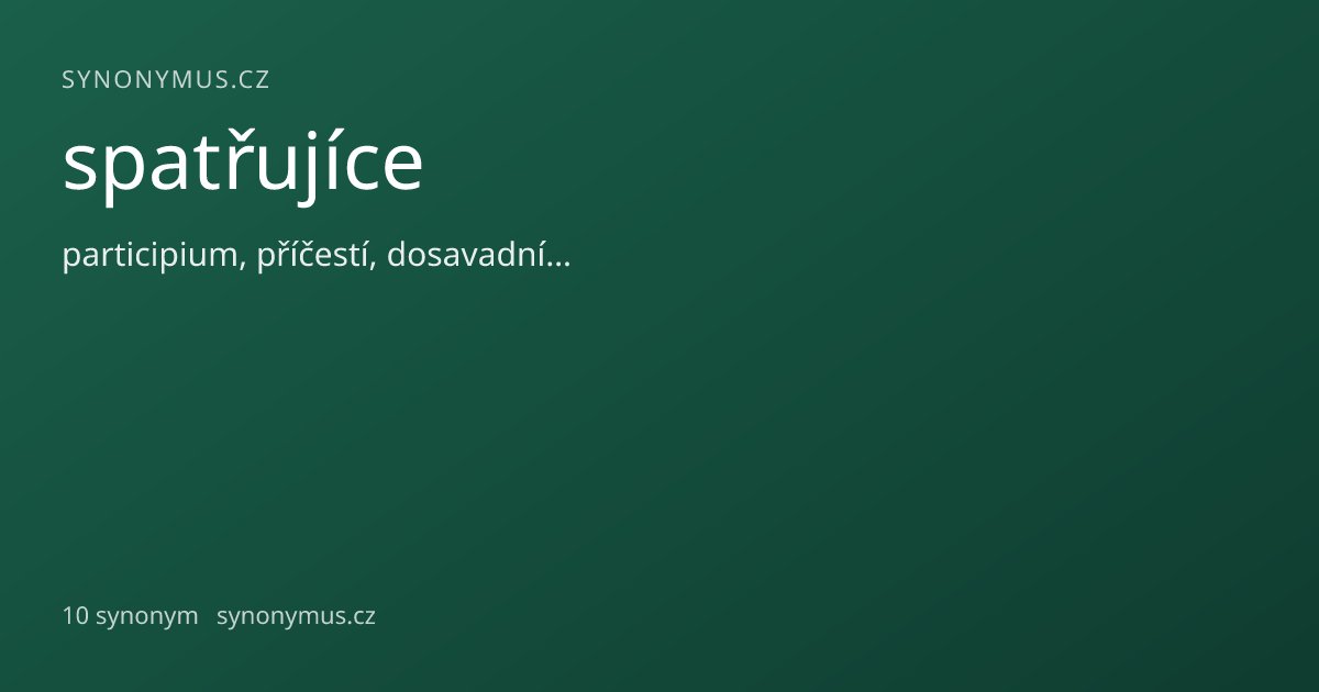 Náhled odkazu: spatřujíce