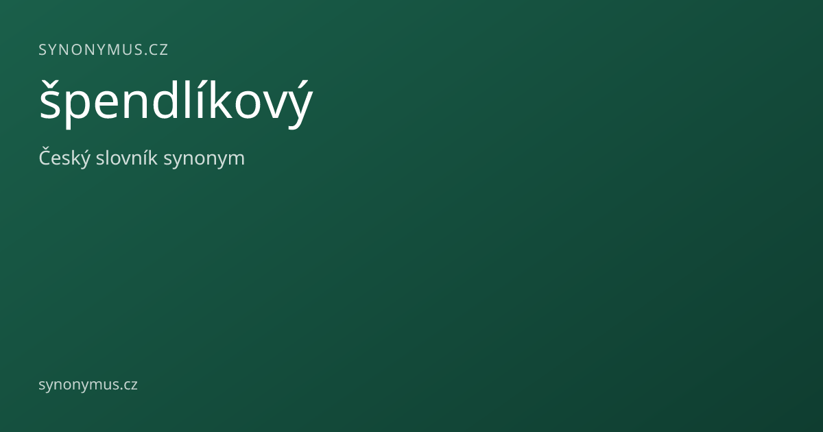 Náhled odkazu: špendlíkový