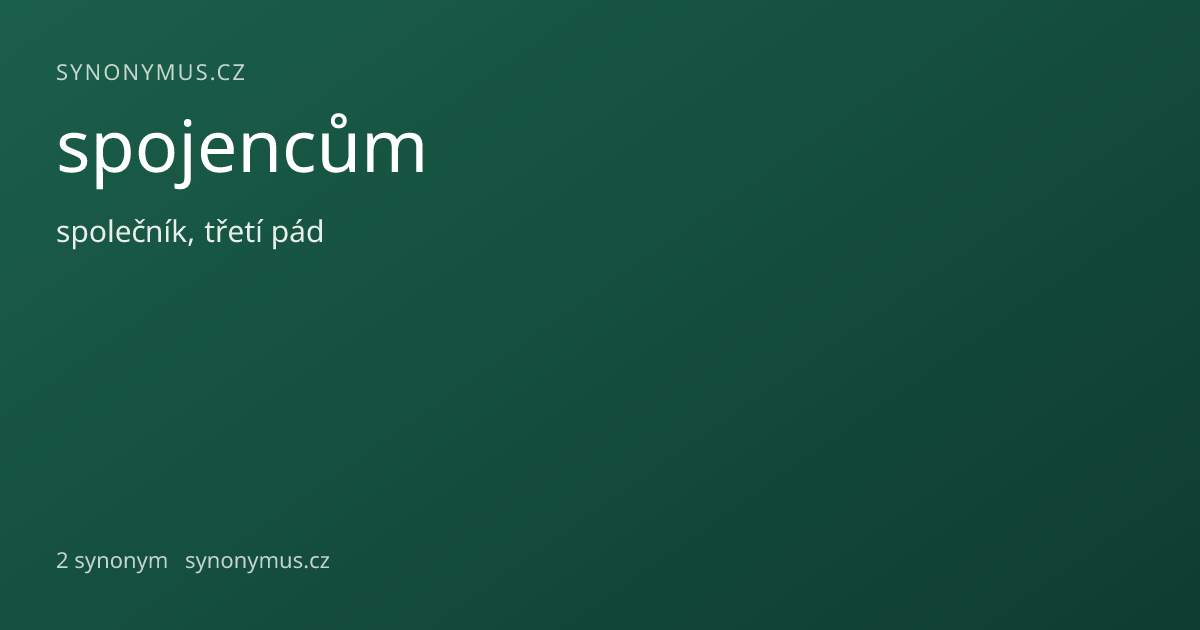 Náhled odkazu: spojencům