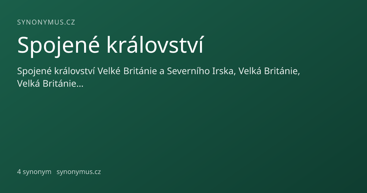 Náhled odkazu: Spojené království