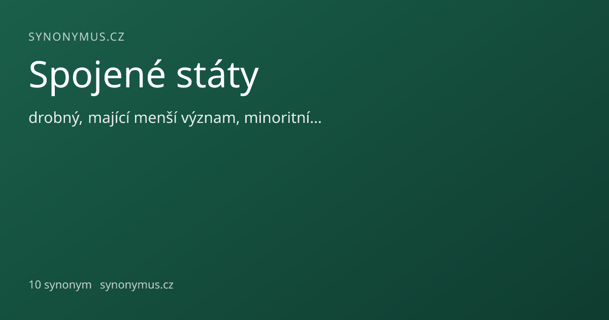 Náhled odkazu: Spojené státy