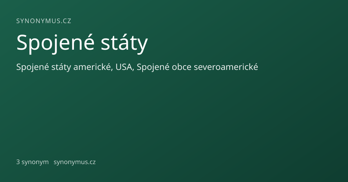 Náhled odkazu: Spojené státy
