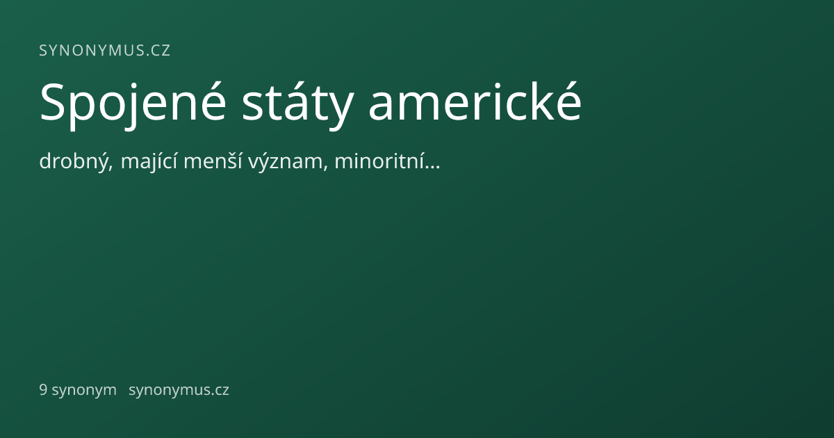 Náhled odkazu: Spojené státy americké