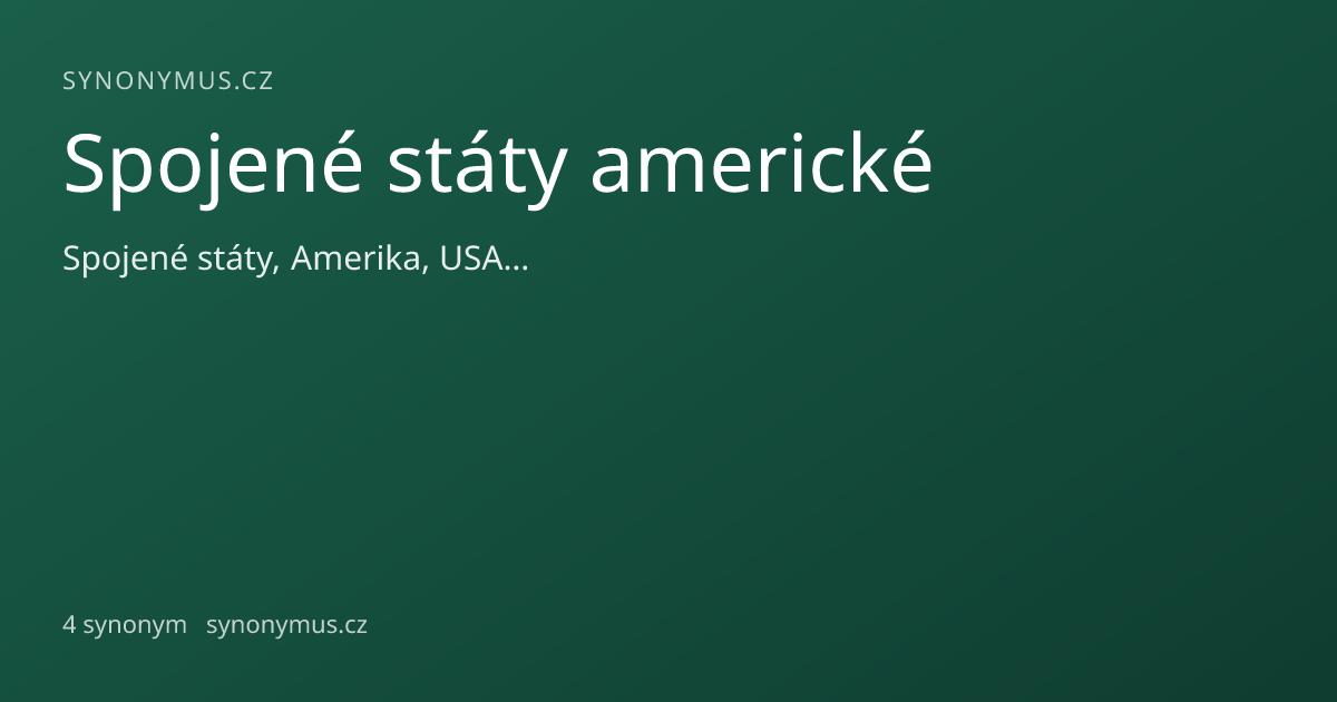 Náhled odkazu: Spojené státy americké