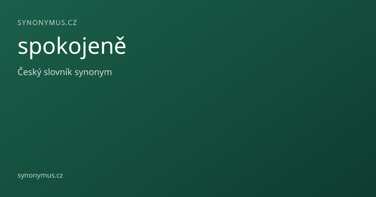 Náhled odkazu: spokojeně