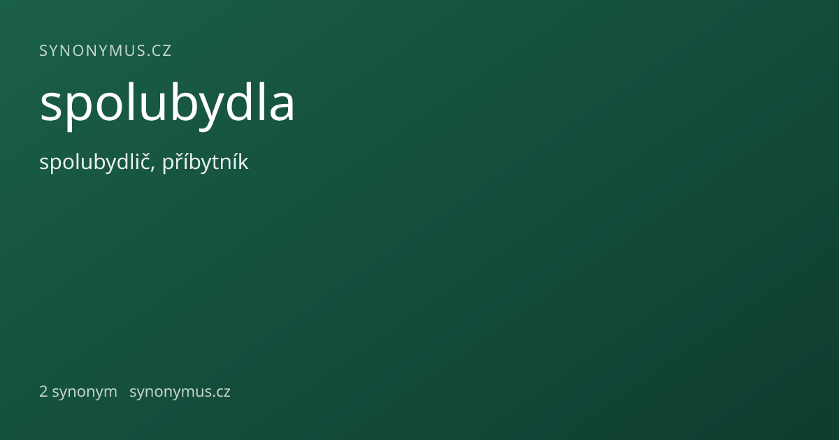 Náhled odkazu: spolubydla
