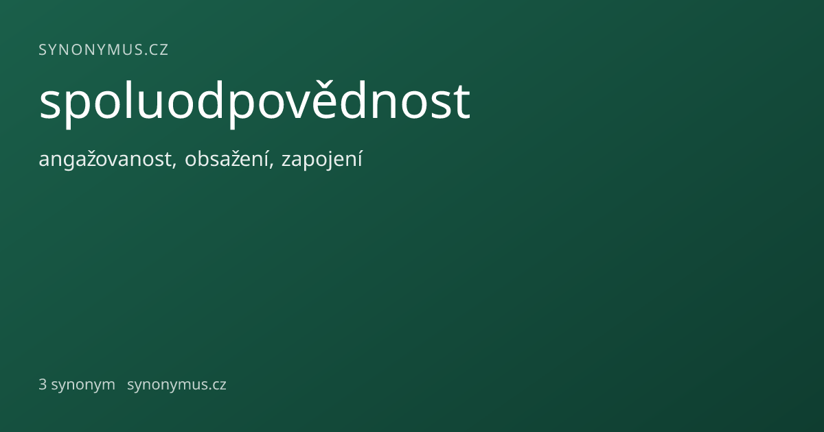 Náhled odkazu: spoluodpovědnost
