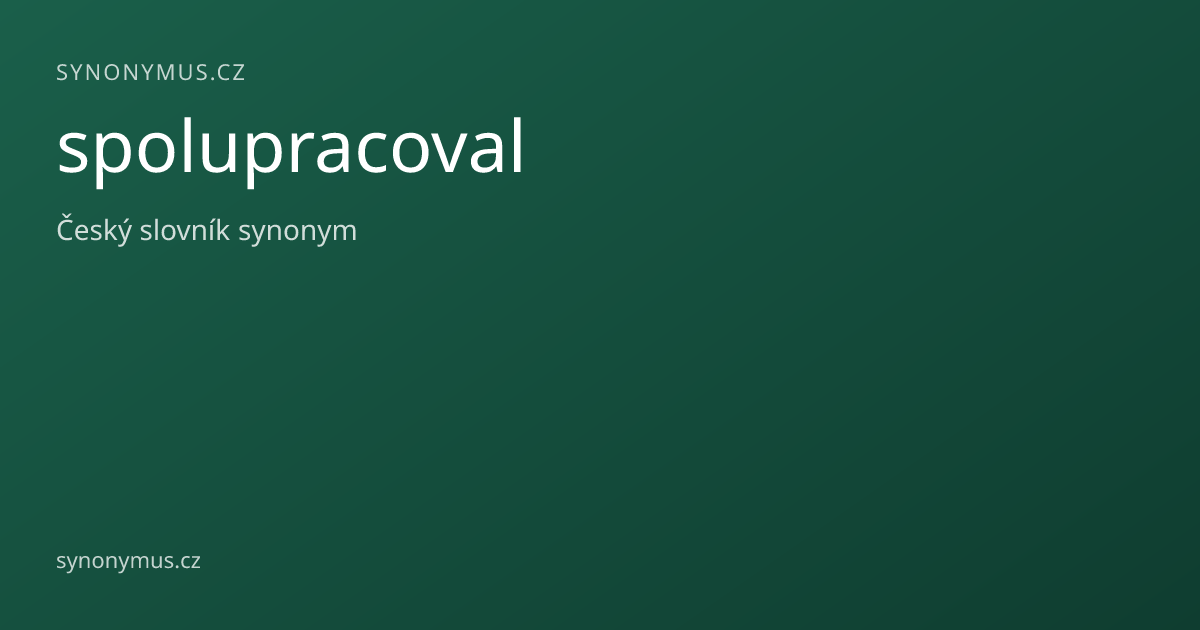 Náhled odkazu: spolupracoval