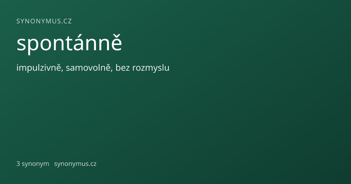 Náhled odkazu: spontánně