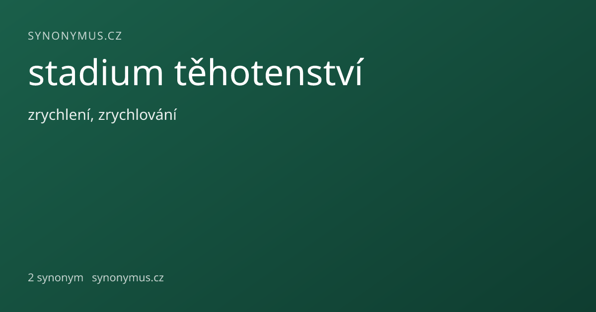 Náhled odkazu: stadium těhotenství