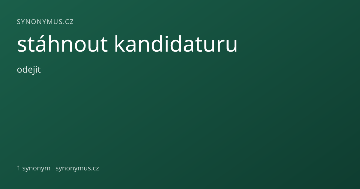 Náhled odkazu: stáhnout kandidaturu