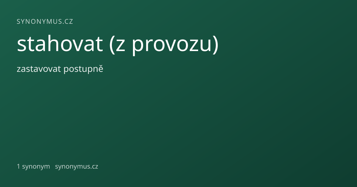 Náhled odkazu: stahovat (z provozu)