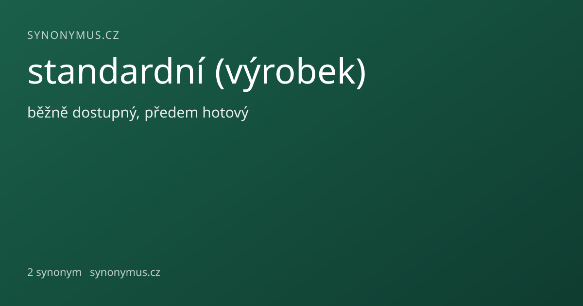 Náhled odkazu: standardní (výrobek)