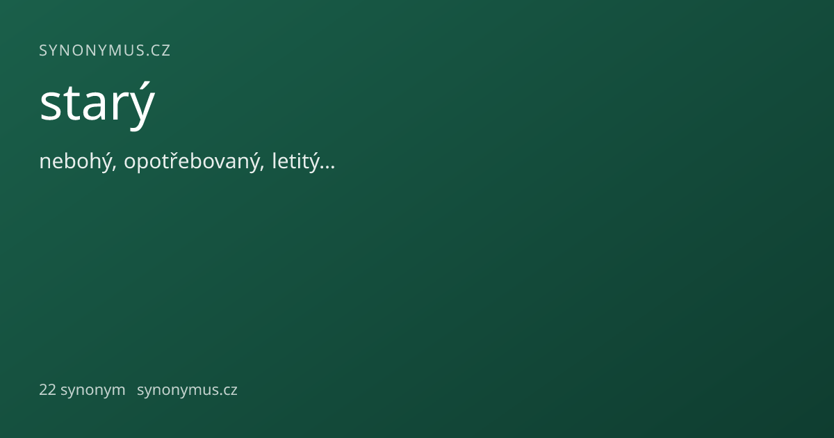 Náhled odkazu: starý