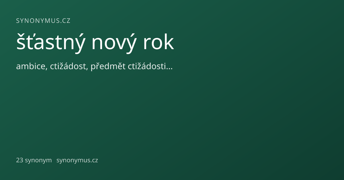 Náhled odkazu: šťastný nový rok
