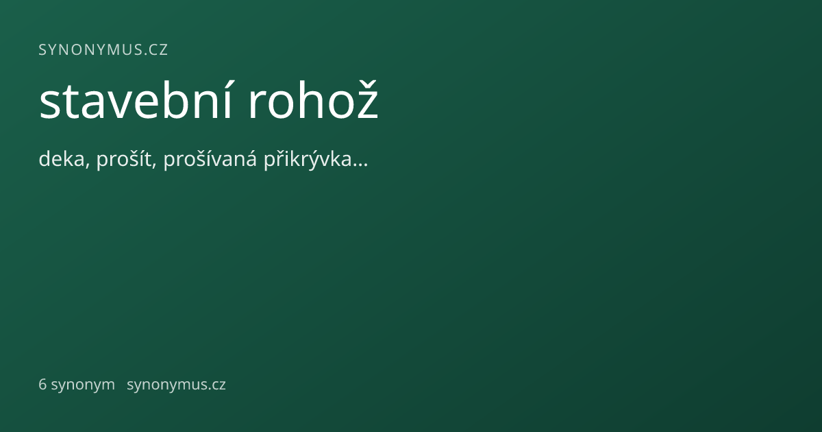 Náhled odkazu: stavební rohož