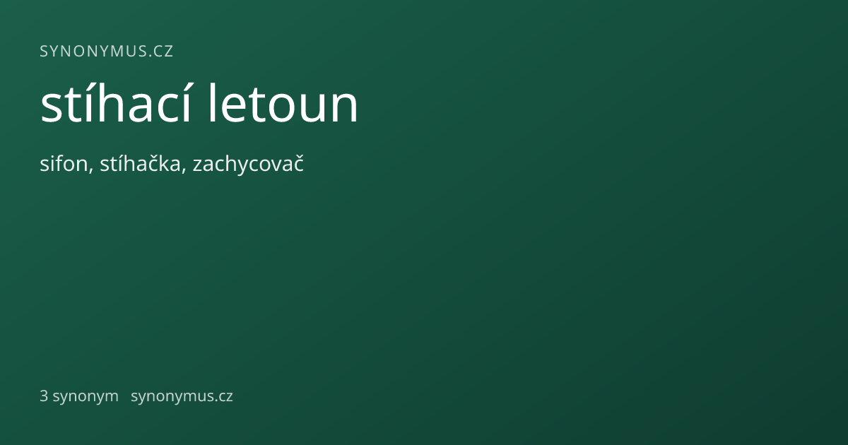 Náhled odkazu: stíhací letoun
