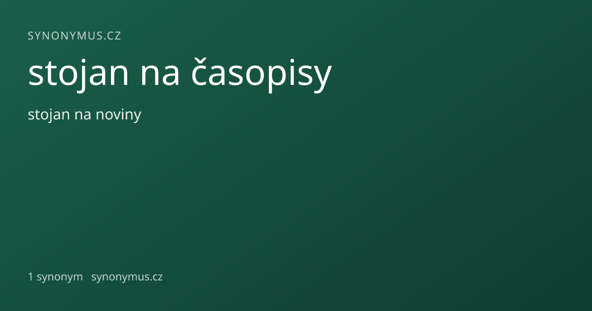 Náhled odkazu: stojan na časopisy