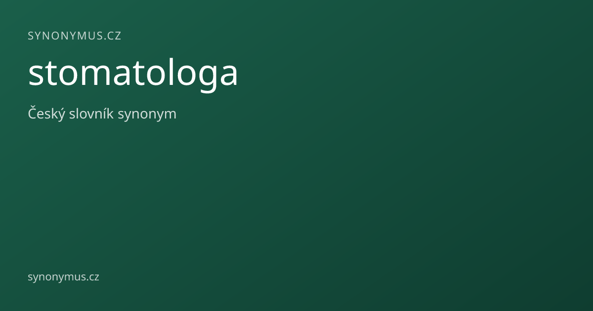 Náhled odkazu: stomatologa
