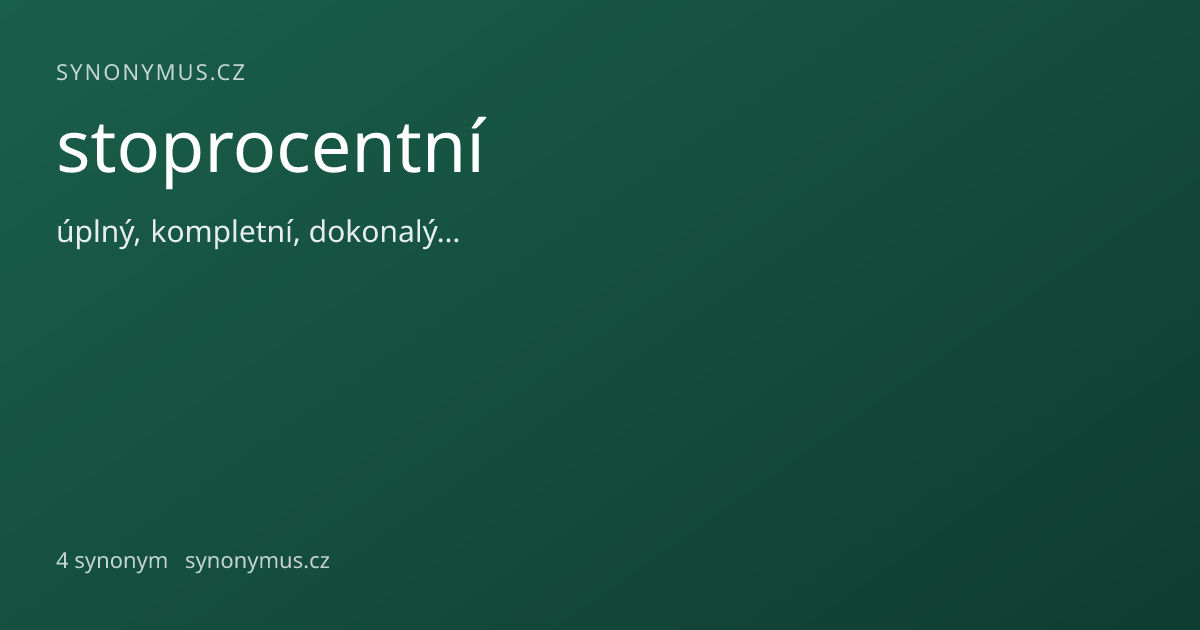 Náhled odkazu: stoprocentní