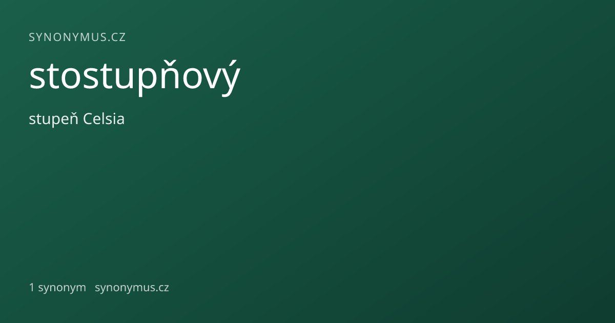 Náhled odkazu: stostupňový