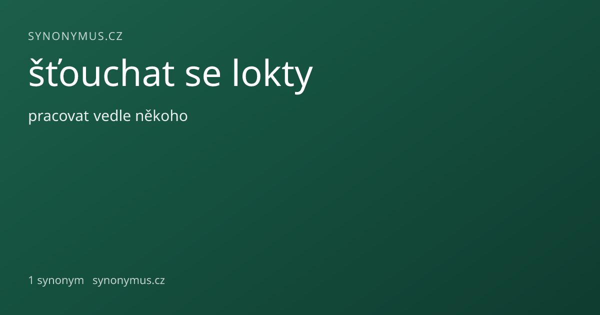 Náhled odkazu: šťouchat se lokty