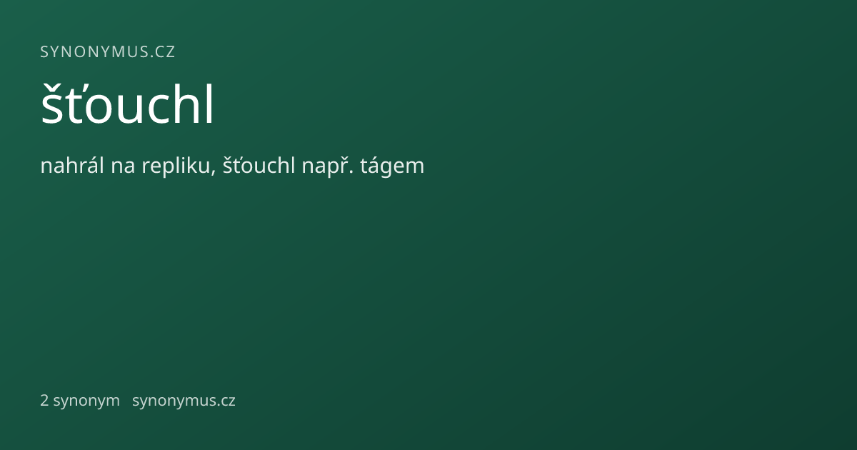 Náhled odkazu: šťouchl