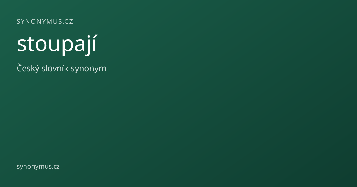 Náhled odkazu: stoupají