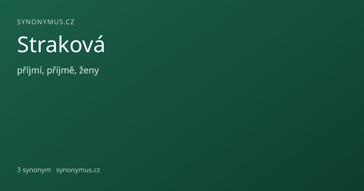 Náhled odkazu: Straková